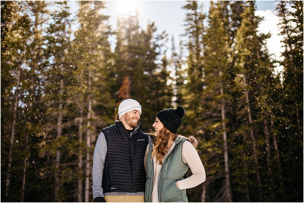 Rocky Mountain National Park Photographers | Winter Engagement Session