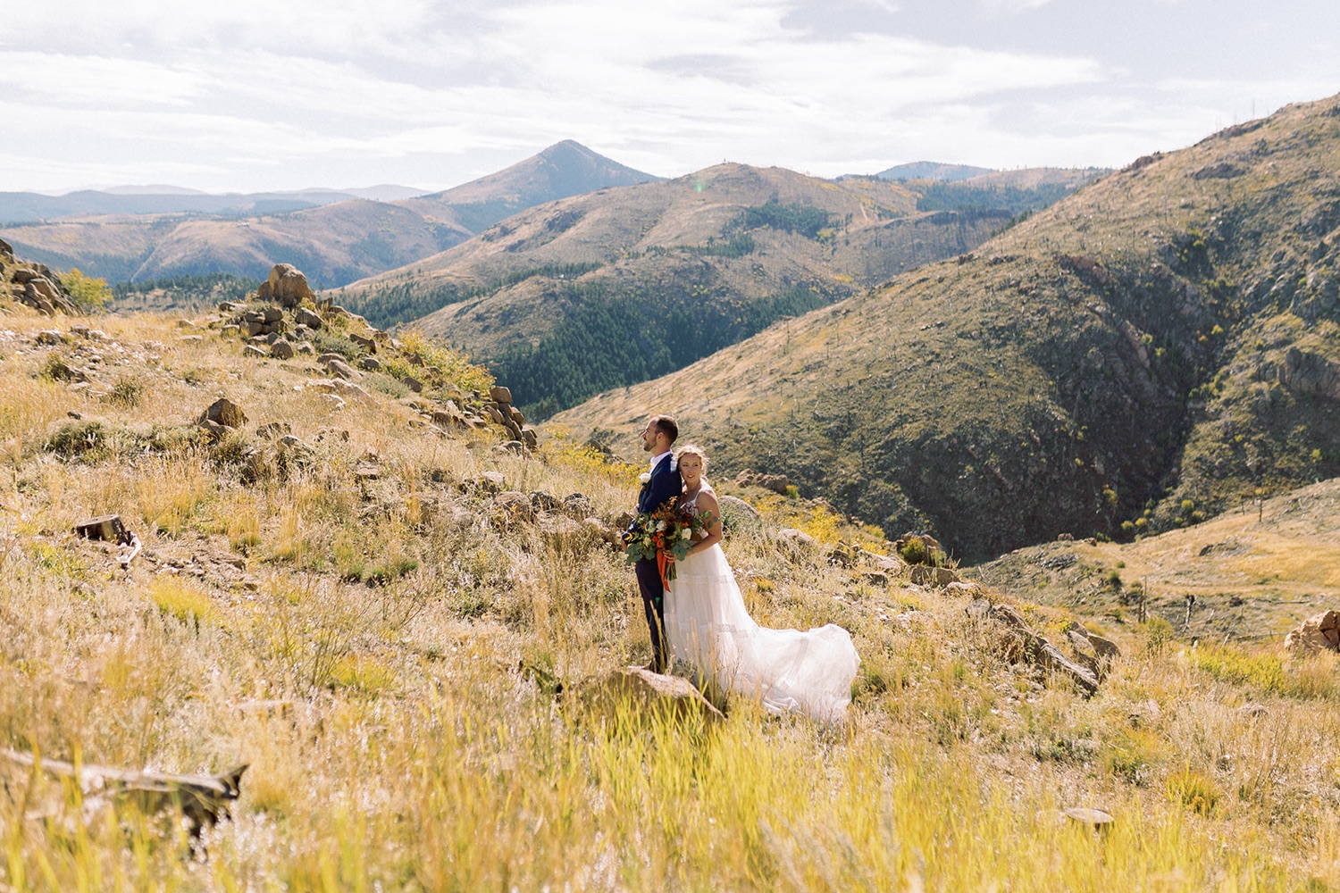 Fall Gold Hill Inn Wedding in Boulder Colorado